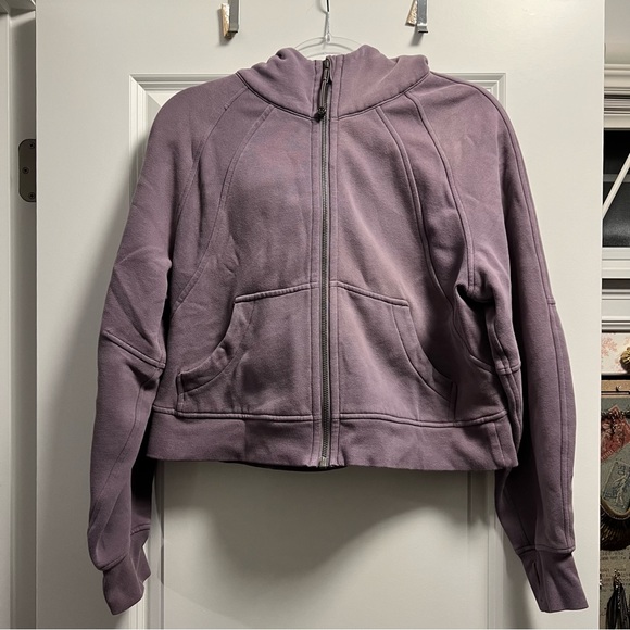 Lululemon Scuba Oversized Full Zip Dusky Lavender XS/S - Picture 2 of 10